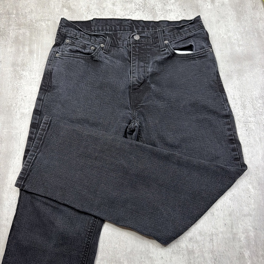 Levis 541 Jeans Mens 32x28* Black Athletic Taper Fit Mid Rise Stretch Denim